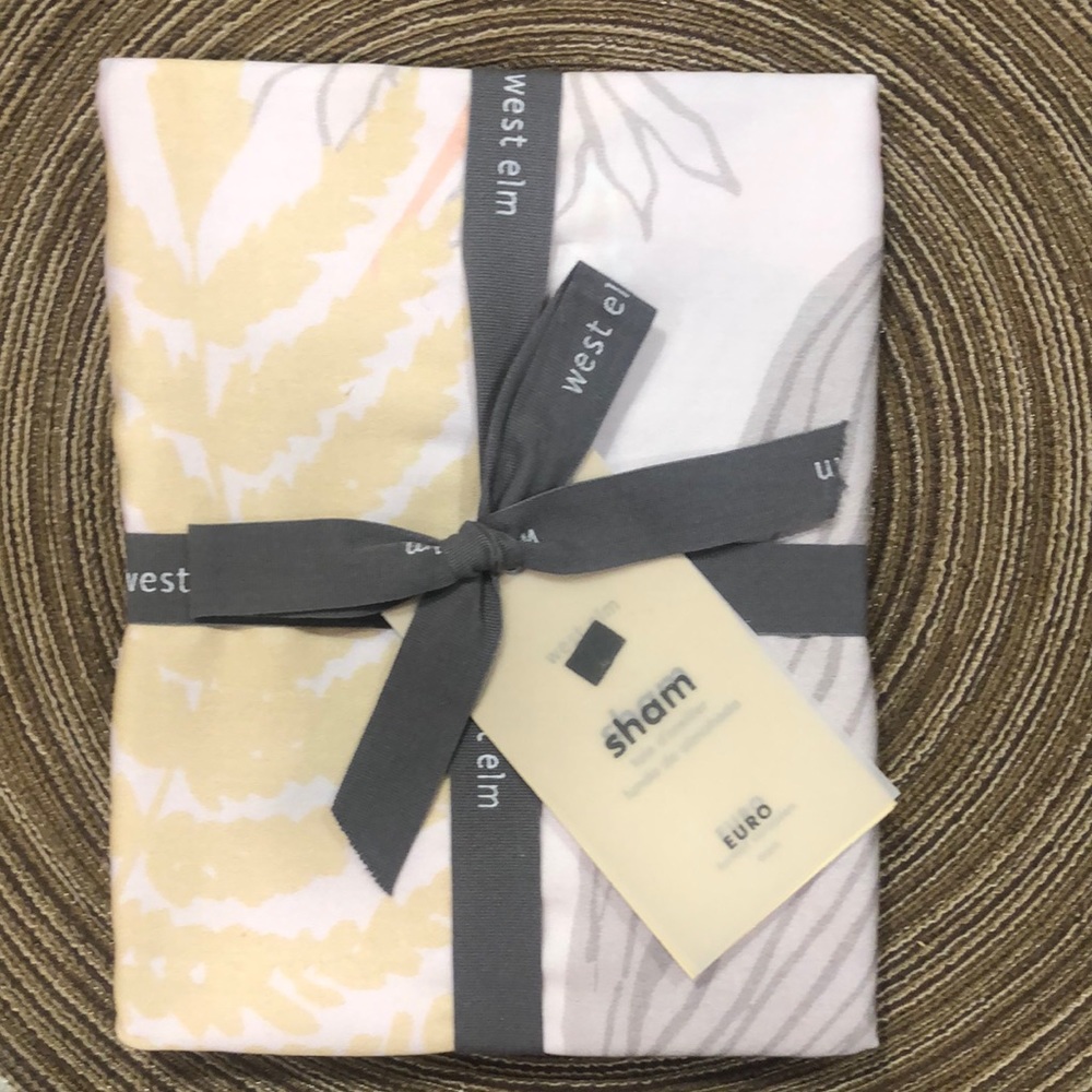 West Elm Euro Pillow Sham